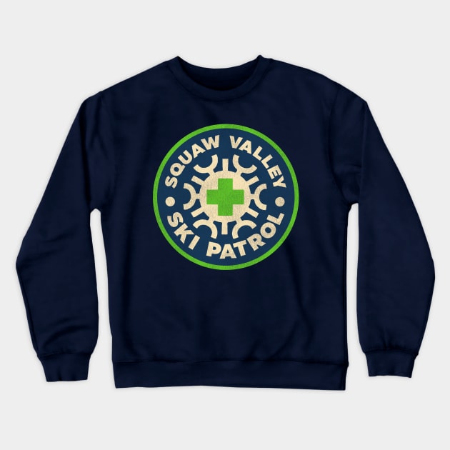 Squaw Valley Ski Patrol Crewneck Sweatshirt by darklordpug